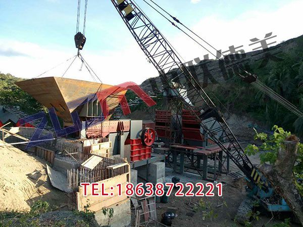 山東鄂破移動(dòng)破碎站建筑垃圾