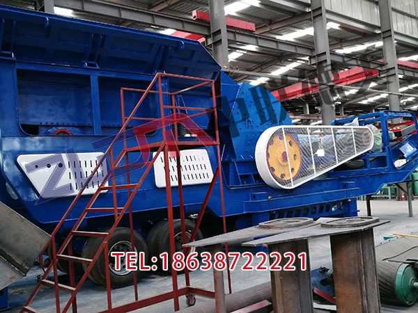 西藏輪胎移動破碎機(jī)建筑垃圾