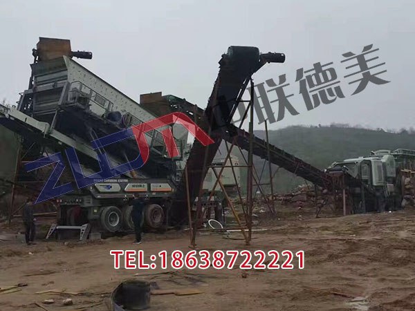 云南輪胎式移動破碎機高速